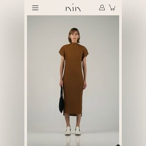 Brown Midi Dress